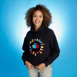 DisneyParks Disney100 Unified Characters Pullover Hoodie for Women Size 1X NWT